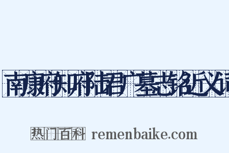 南康府知府陆君广墓志铭近义词是什么意思的图片